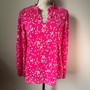 Chic Pink Blouse - Size Medium